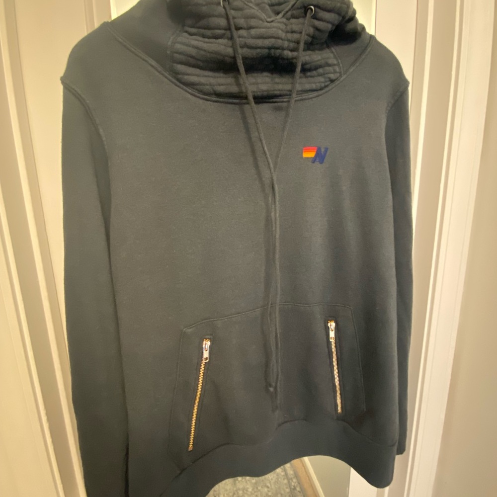 Ninja Pullover Charcoal Aviator Nation Large